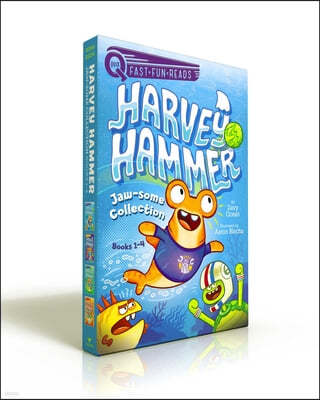 Harvey Hammer Jaw-Some Collection Books 1-4 (Boxed Set): New Shark in Town; Class Pest; S.O.S. Mess!; Super-Duper Hero Blooper (Quix Books)
