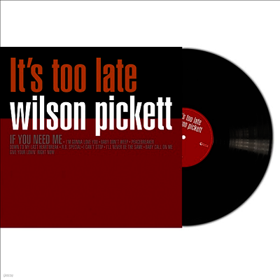 Wilson Pickett — It’s Too Late 앨범 커버