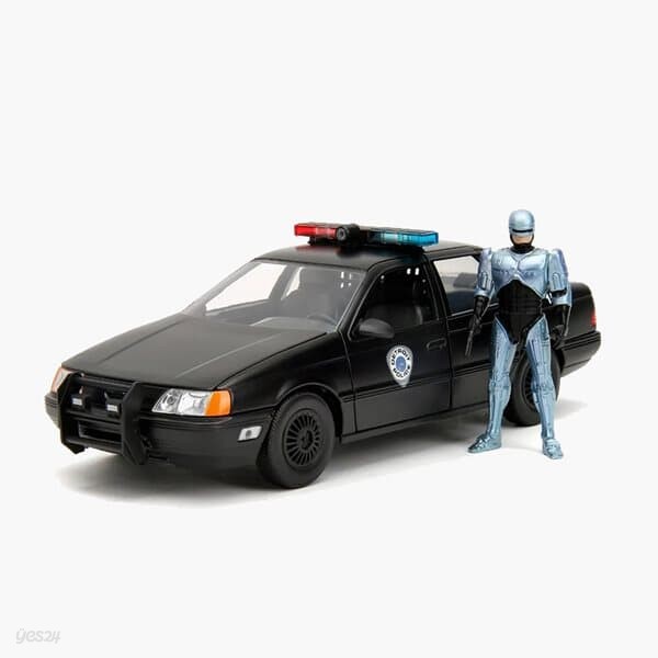 프로 헐리웃 라이드 1/24 로보캅 1986 Ford Taurus 와 RoboCop (다이캐스팅/완성품)