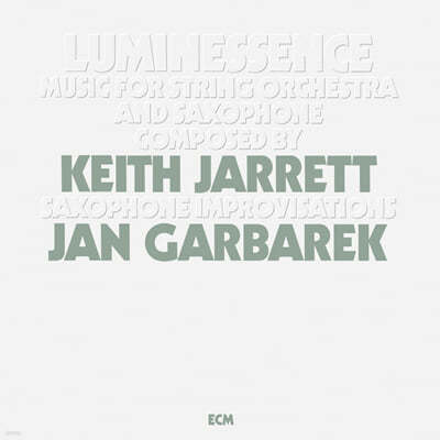 Keith Jarrett / Jan Garbarek (키스 자렛 / 얀 가바렉) - Luminessence [LP]