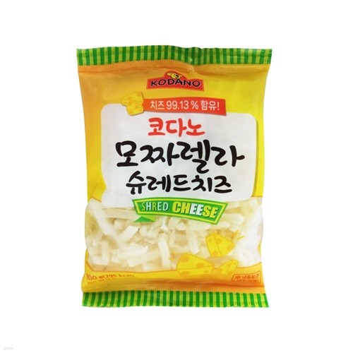 코다노 모짜렐라 슈레드 치즈 100g