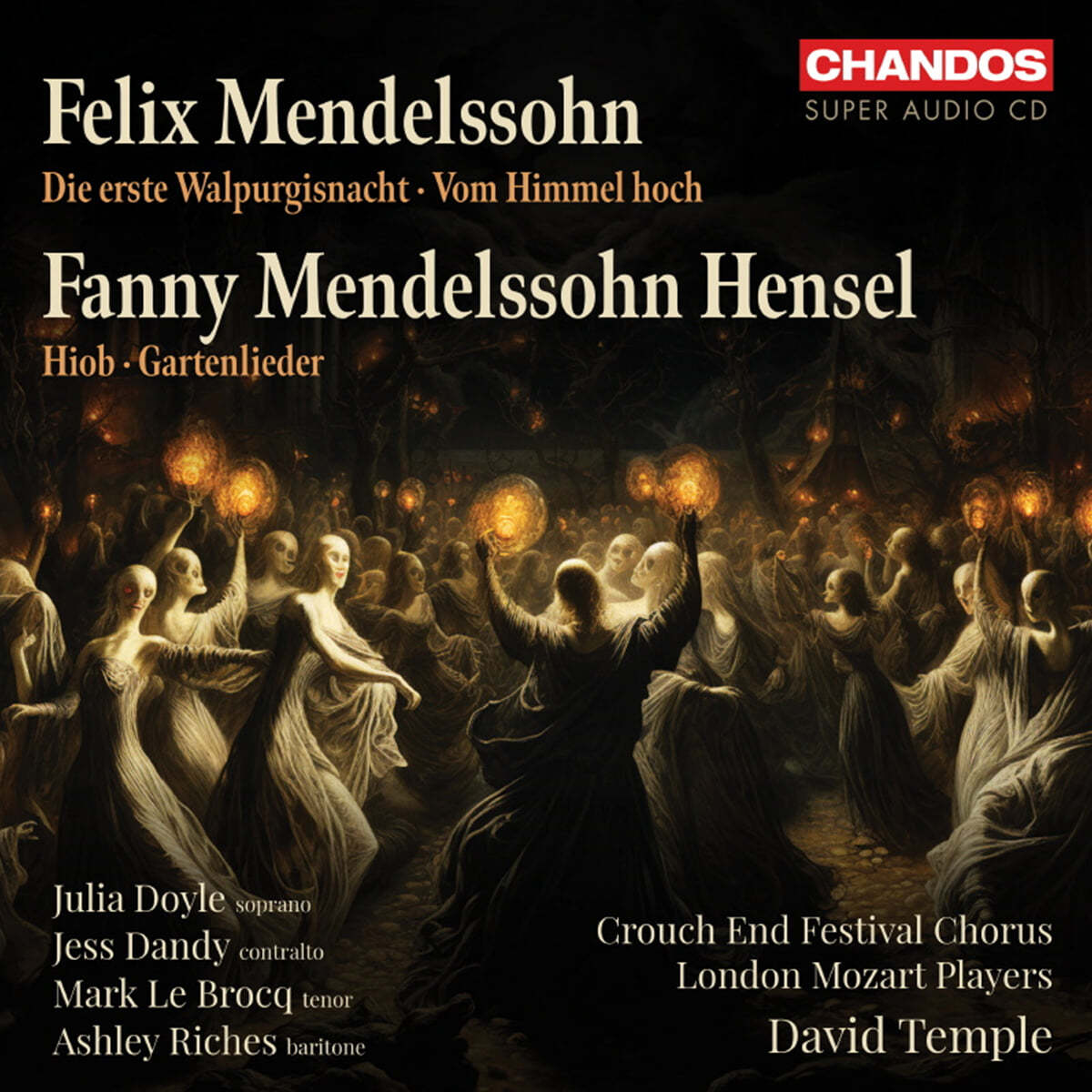 David Temple 펠릭스 &amp; 파니 멘델스존: 합창 작품집 (Felix &amp; Fanny Mendelssohn: Choral Works)