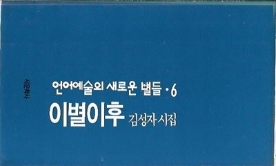 언어예술의 새로운 별들 6 이별이후 : 김성자 시집