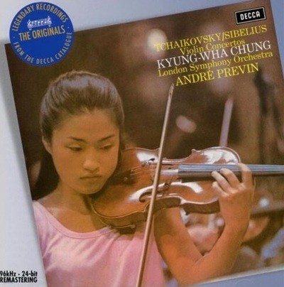 정경화 (Kyung-Wha Chung) - Tchaikovsky,Sibelius Violin Concertos CD [E.U발매] [최상]