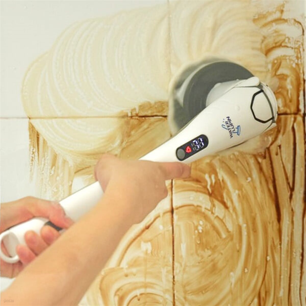 [워터루핀] 욕실청소기 무선 화장실 스핀 회전 자동 전동 청소솔