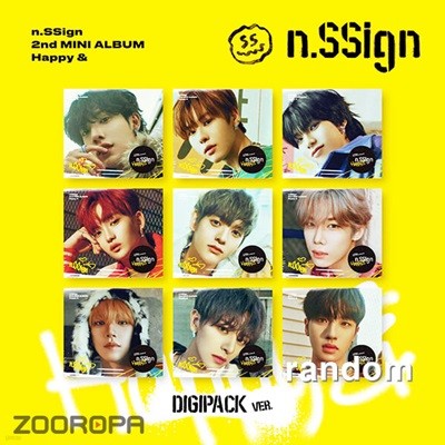 [미개봉/주로파] n.SSign 엔싸인 Happy & 2집 미니앨범 Digipack ver