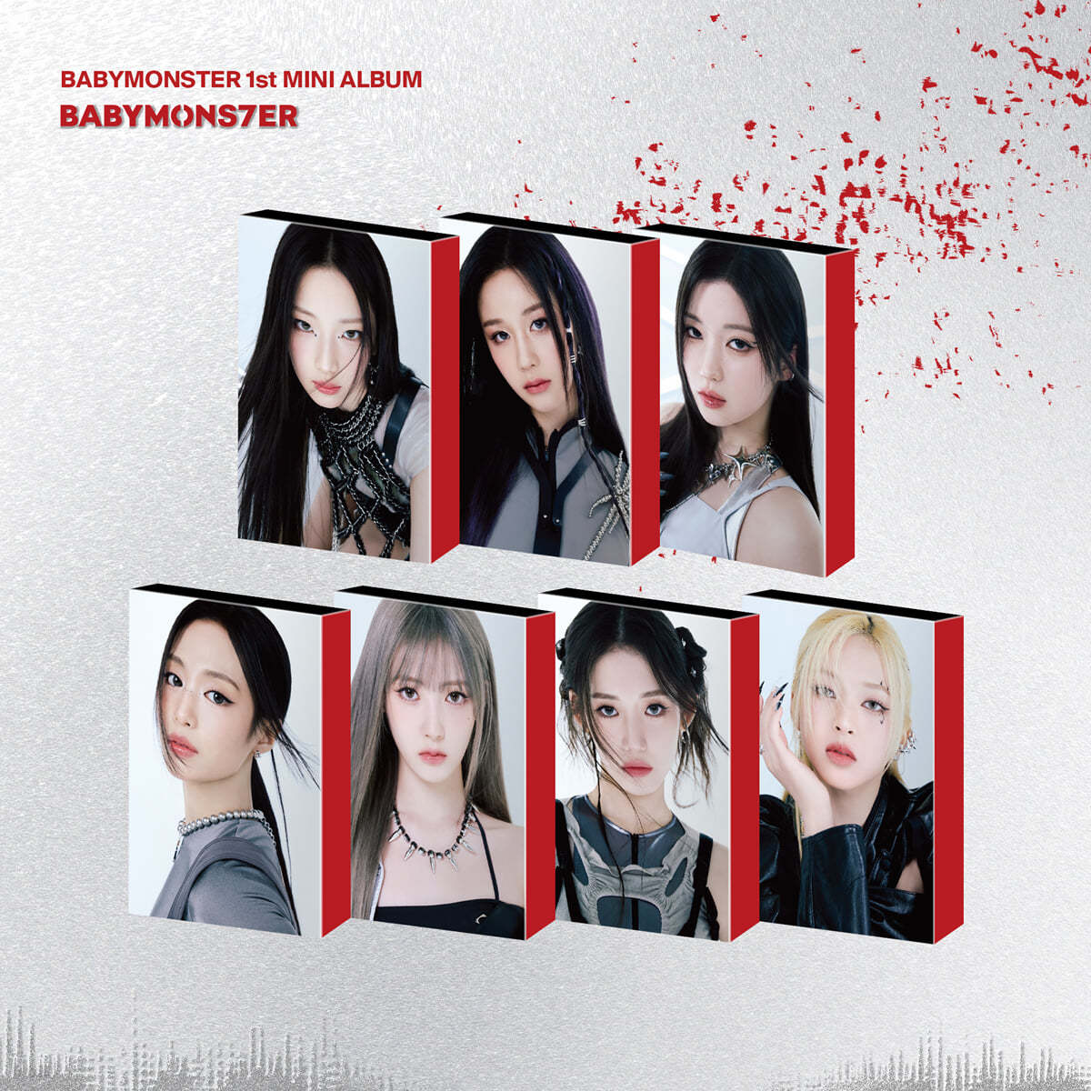 베이비몬스터 (BABYMONSTER) - 1st MINI ALBUM [BABYMONS7ER][YG TAG ALBUM VER.][RAMI VER.]