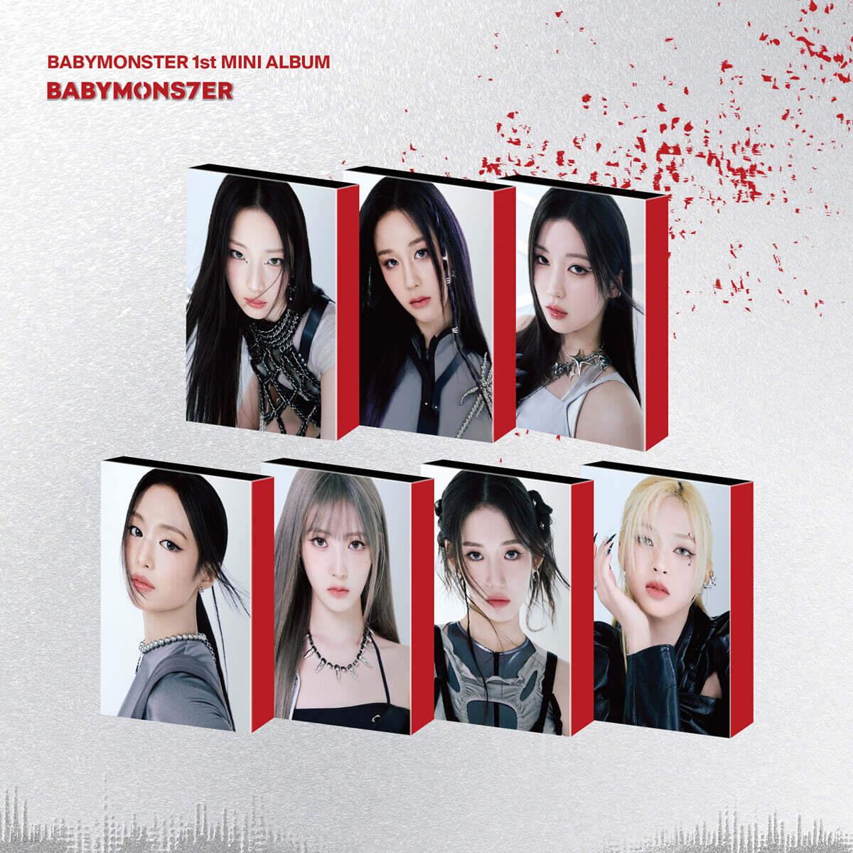 베이비몬스터 (BABYMONSTER) - 1st MINI ALBUM [BABYMONS7ER][YG TAG ALBUM VER.][RORA VER.]