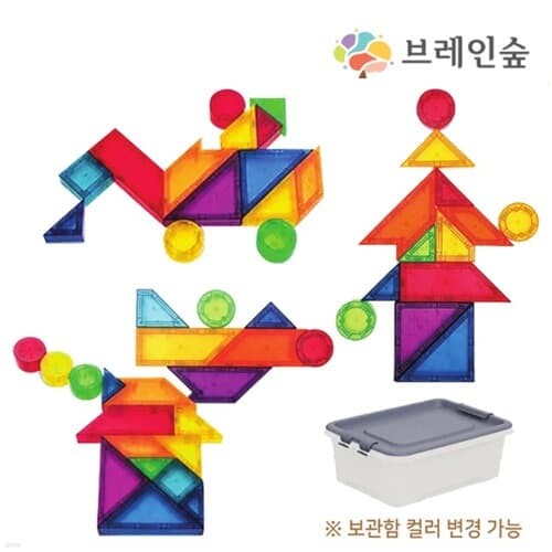 [브레인숲]3in1 스마트 탱그램 자석블록42 학습세트