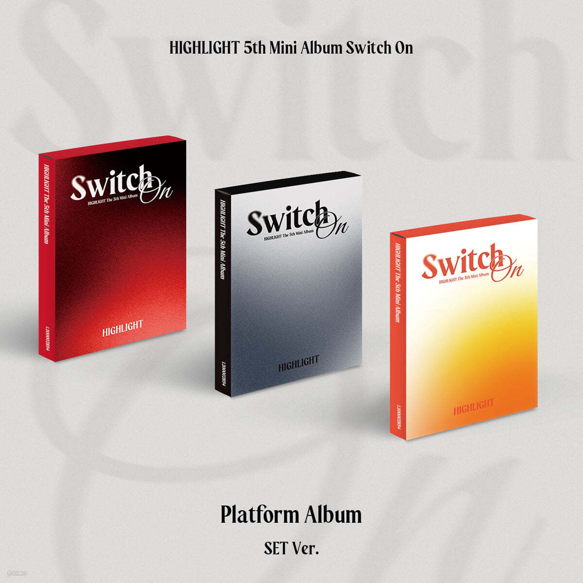 하이라이트 (HIGHLIGHT) - 미니앨범 5집 : Switch On [Platform ver.][3종 SET]