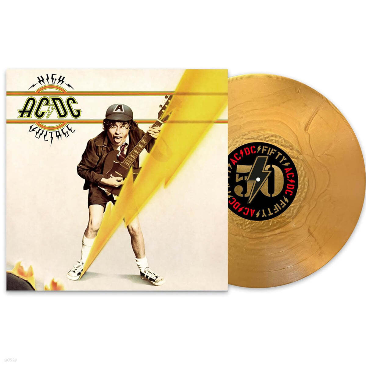 AC/DC (에이씨 디씨) - High Voltage [골드 컬러 LP]