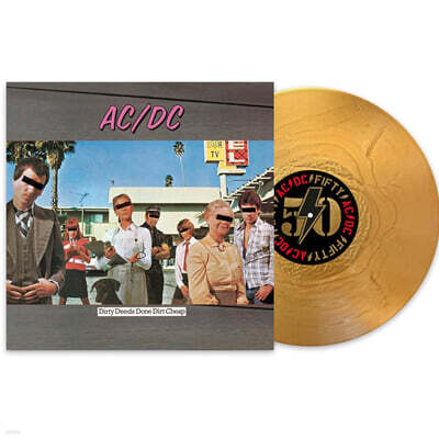 AC/DC — Dirty Deeds Done Dirt Cheap 앨범 커버