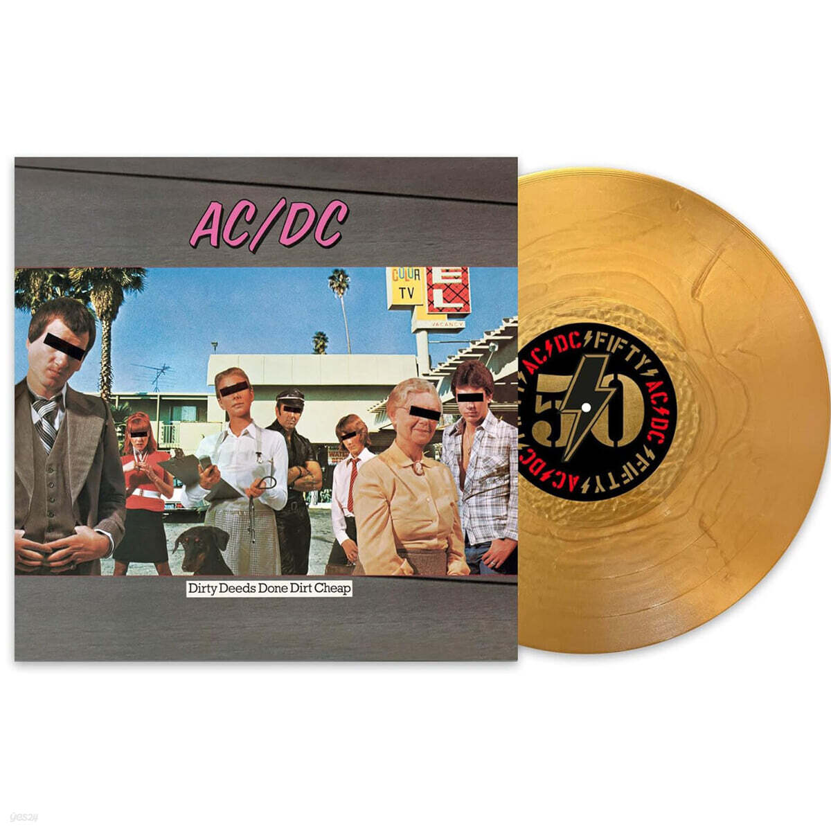 AC/DC (에이씨 디씨) - Dirty Deeds Done Dirt Cheap [골드 컬러 LP]