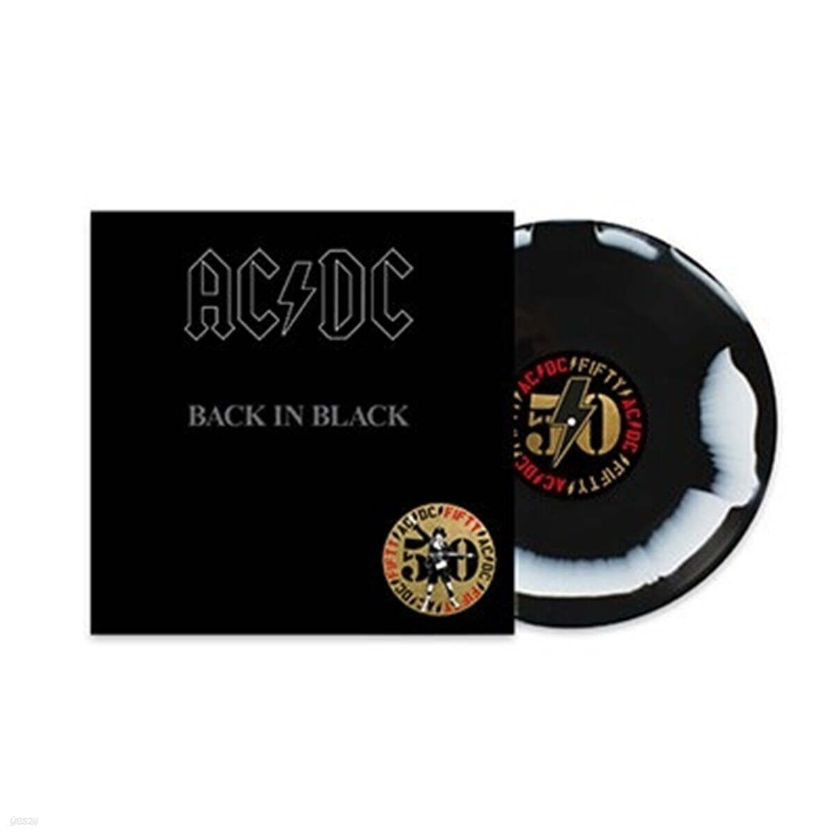 AC/DC (에이씨 디씨) - Back In Black [블랙 & 화이트 컬러 LP