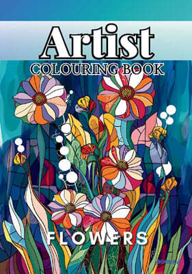 Artist Flowers Coloring Book