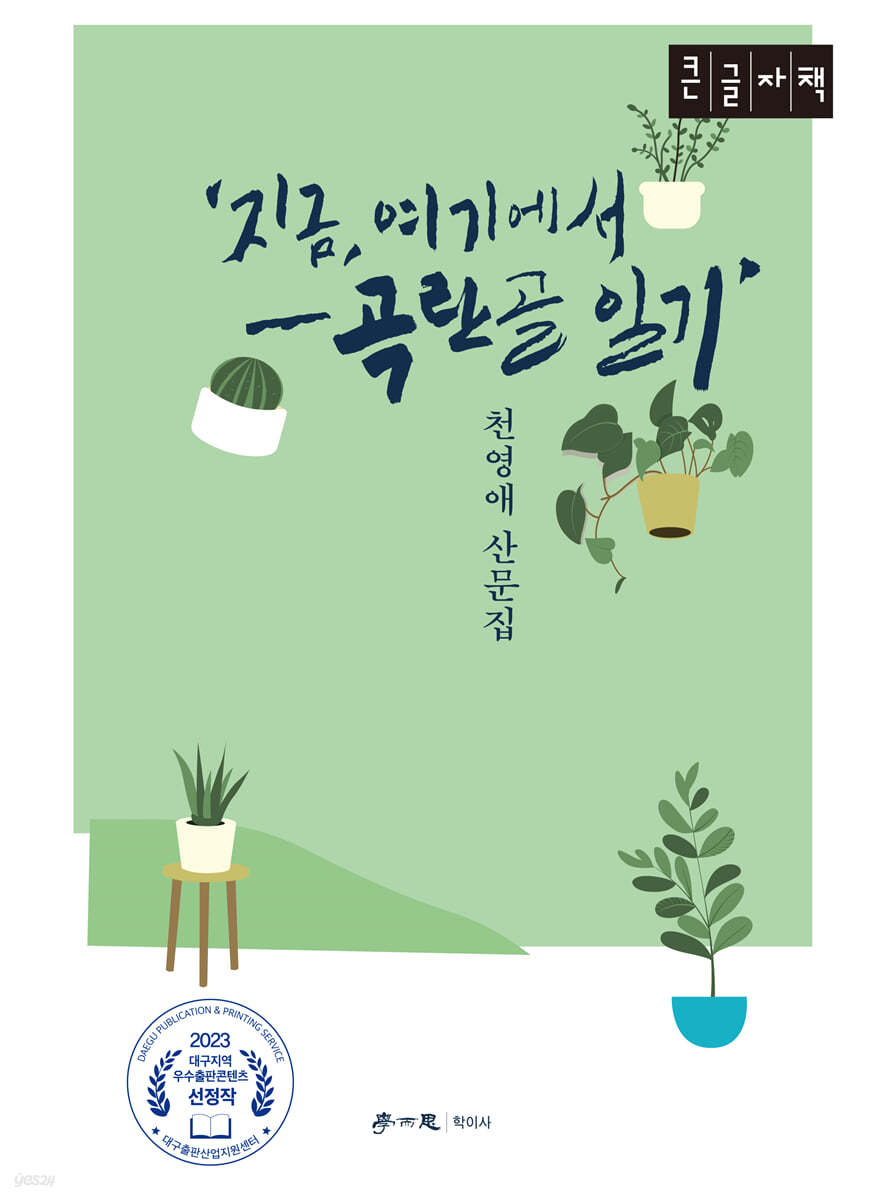 지금, 여기에서 - 곡란골 일기 (큰글자책)