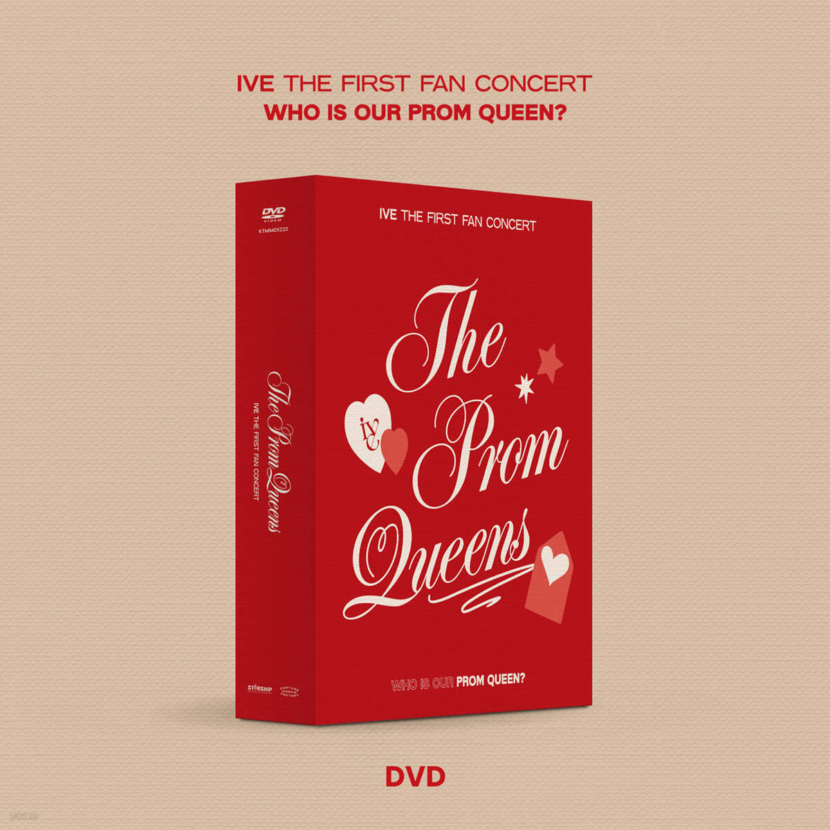 IVE (아이브) - IVE THE FIRST FAN CONCERT [The Prom Queens] DVD/리즈 스타쉽 스퀘이 포토카드 특전 포함/비닐랩핑된 미개봉 새상품/개봉 후 반품불가합니다