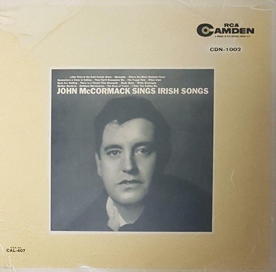 [수입][LP] John McCormack - John McCormack Sings Irish Songs