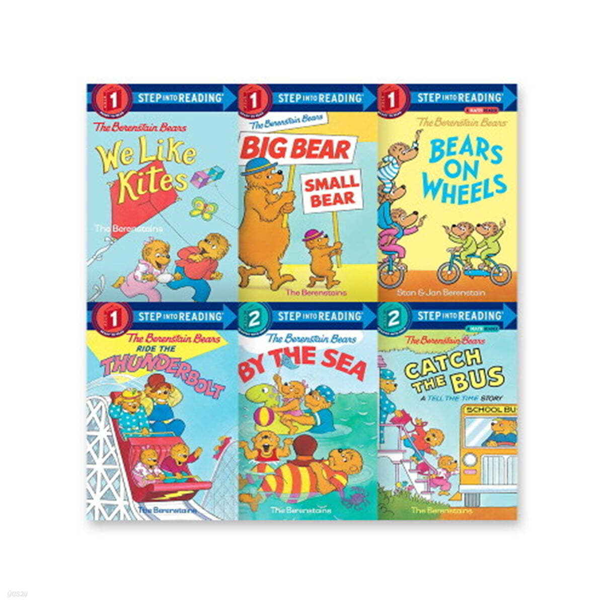 Step into Reading(Step1,2): Berenstain Bears 6종 세트