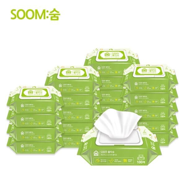 ★주말특가★숨 물티슈 100매 20팩 1박스