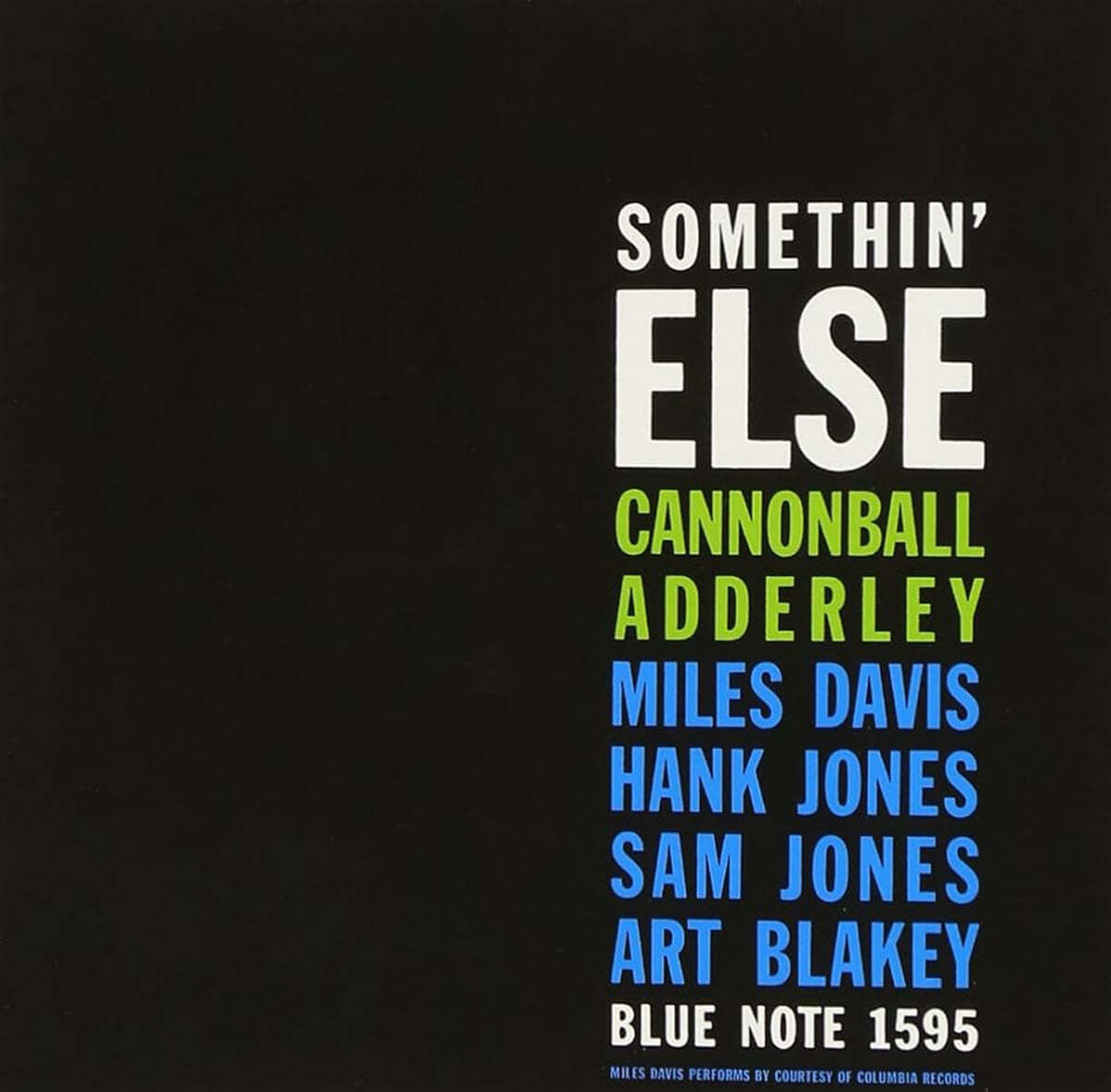 Cannonball Adderley (캐논볼 애덜리) - Somethin&#39; Else