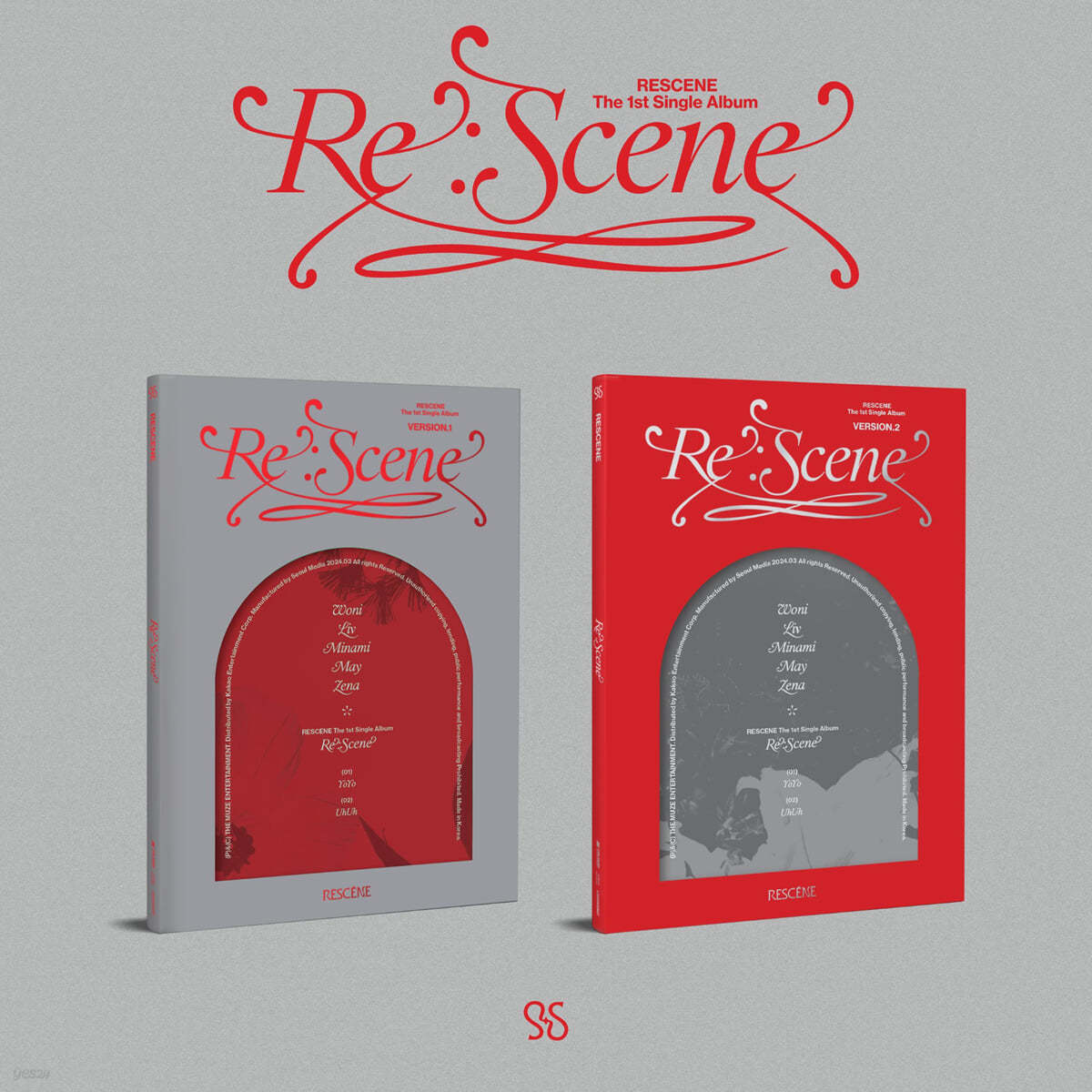 RESCENE (리센느) - 싱글앨범 1집 : Re:Scene [2종 중 1종 랜덤발송]