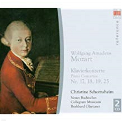Ʈ : ǾƳ ְ 17, 18, 19 & 25 (Mozart : Concerto For Piano and Orchestra No.19 In F Major, K.459) - Christine Schornsheim