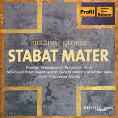 Ǯ, øŰ, ҵŰ,  :ŸƮ ׸ (Penderecki, Poulenc, Szymanowsky, Rihm : Stabat Mater)(CD) - Marcello Viotti