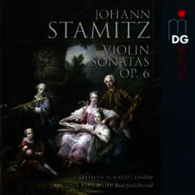 슈타미츠: 바이올린 소나타 Op.6 (Stamitz: Violin Sonatas Nos.1 - 6 Op. 6) (SACD Hybrid) - Stephan Schardt