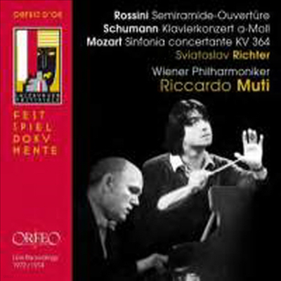 Ʈ: Ͼ üź & : ǾƳ ְ (Mozart: Sinfonia Concertante & Schumann: Piano Concerto)(CD) - Riccardo Muti