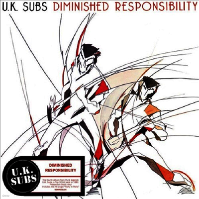 UK Subs — Diminished Responsibility 앨범 커버