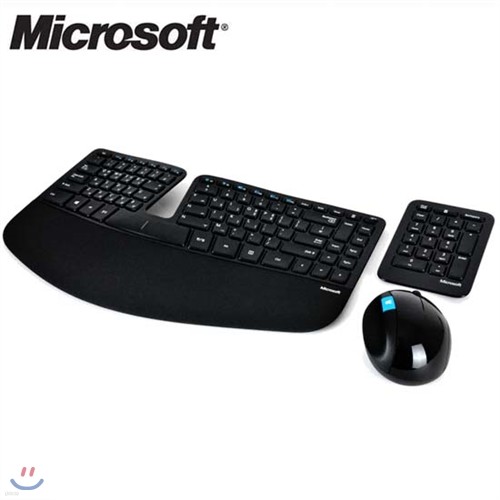 마이크로소프트 무선 마우스 + 무선 키보드 Set Sculpt Ergonomic Desktop