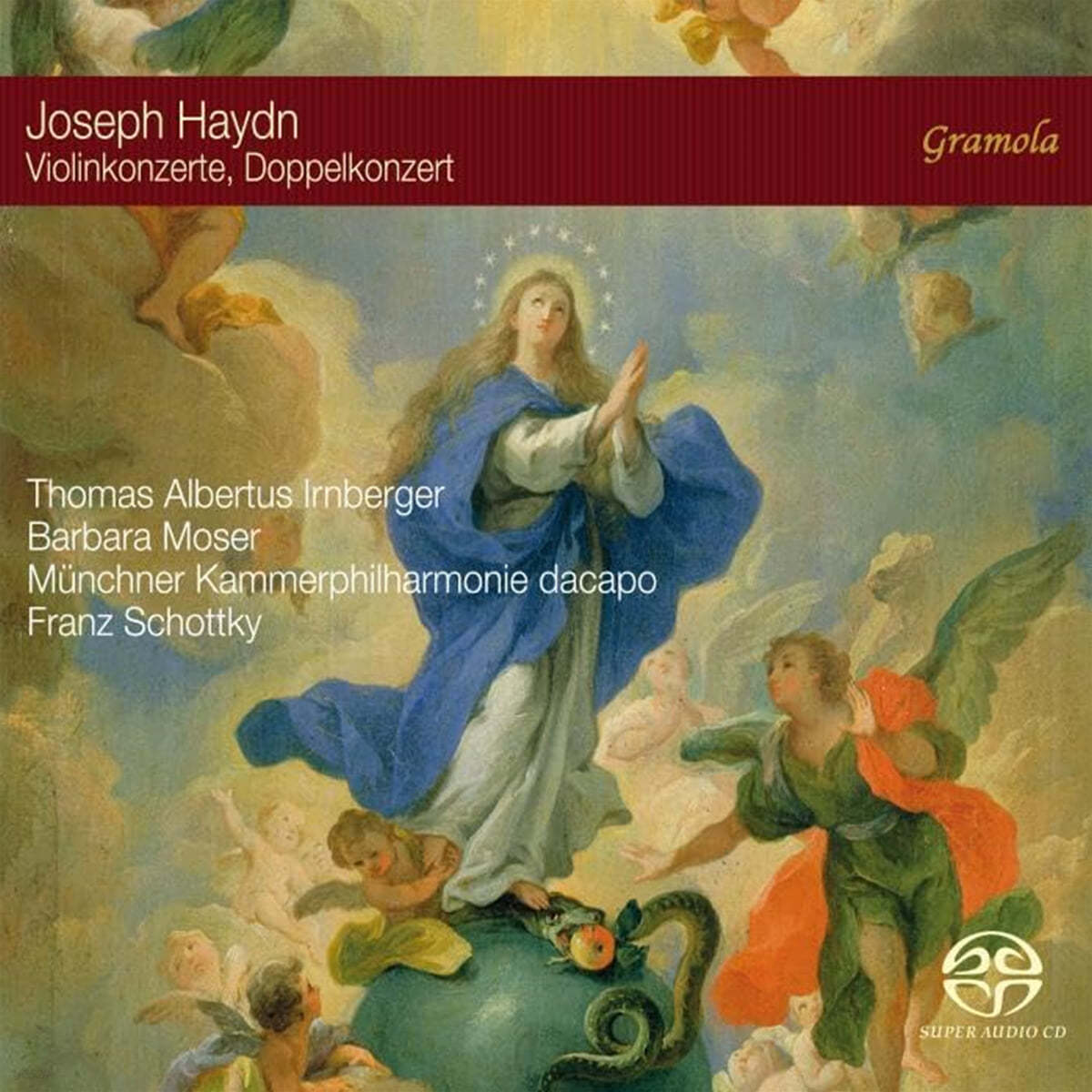 Thomas Albertus Irnberger 하이든: 바이올린 협주곡 1, 4번, 바이올린과 건반을 위한 협주곡 (Haydn: Violin Concerto & Double Concerto)
