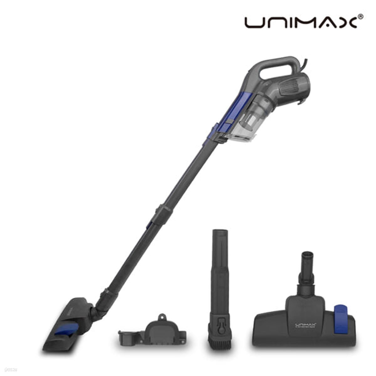 [특가][UNIMAX] 유니맥스 에어홀 멀티스틱 유선 사이클론 진공청소기 UVC-1674B