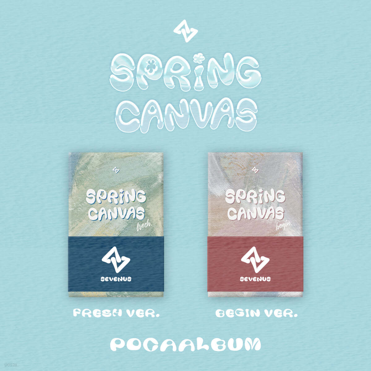 세븐어스 (SEVENUS) - 1st mini : SPRING CANVAS [POCAALBUM][2종 SET]