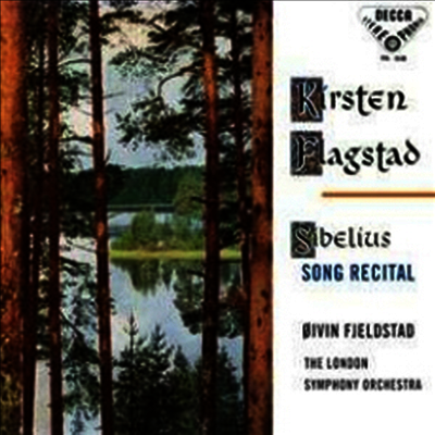Oivin Fjeldstad,Kirsten Flagstad — 키르스텐 플라그스타드 - 시벨리우스 송 리사이틀 (Flagstad : Sibelius Song Recital) - Oivin Fjeldstad 앨범 커버