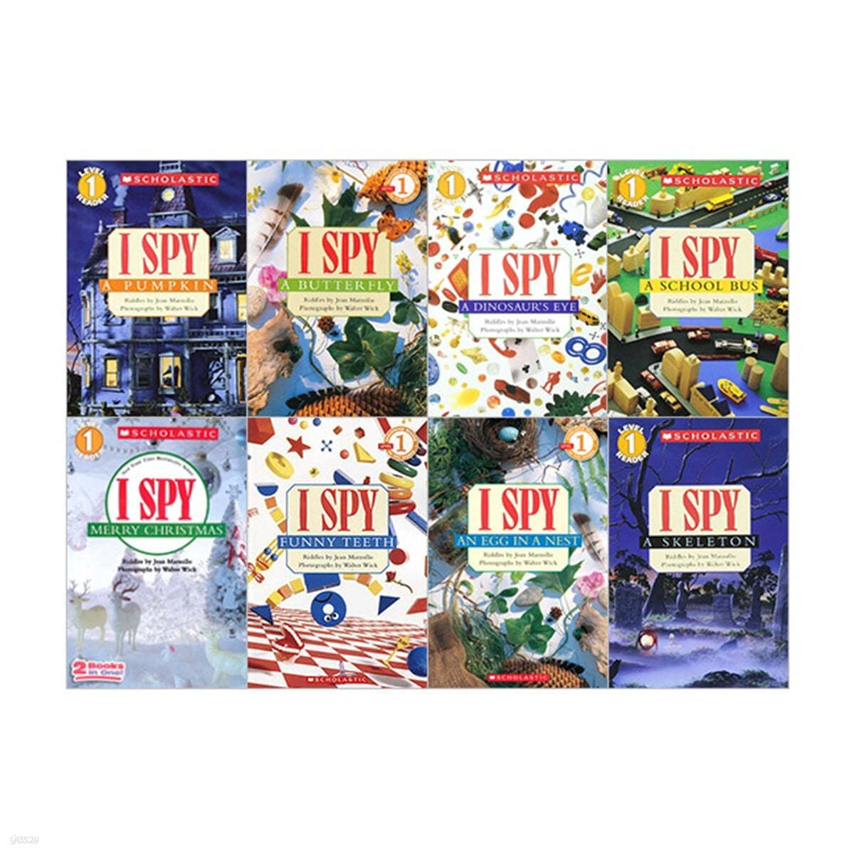 Scholastic Reader Level 1 : I SPY 리더스 8종 세트 (Paperback)(CD없음)