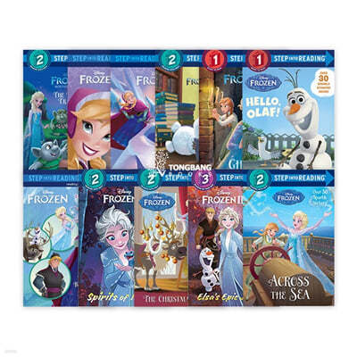 Step into Reading 1, 2 ܰ Disney Frozen [ܿձ]  11 Ʈ (Paperback) (CD)