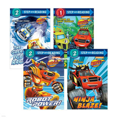 Step into Reading 1, 2ܰ Blaze and the Monster Machines ø  4 Ʈ (Paperback) (CD)