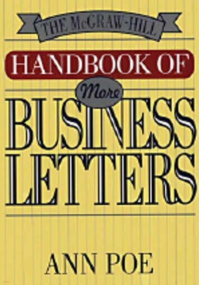 HANDBOOK OF more BUSINESS LETTERS