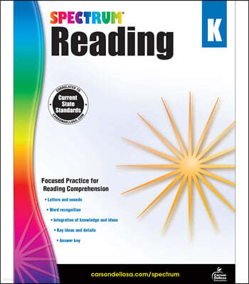 Spectrum Reading Workbook, Grade K