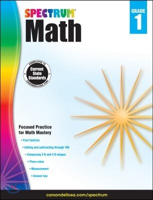 Spectrum Math Workbook, Grade 1