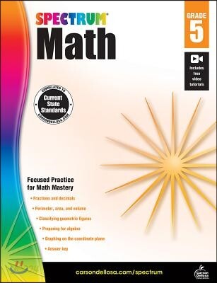 Spectrum Math Workbook, Grade 5