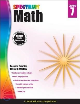 Spectrum Math Workbook, Grade 7
