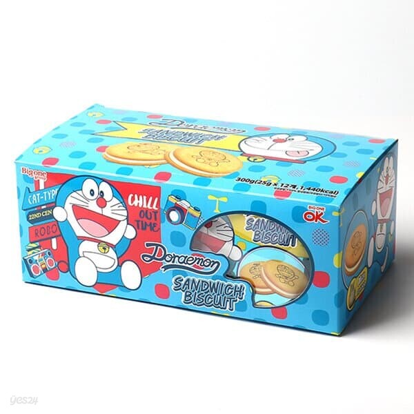 도라에몽 밀크향 샌드위치 비스킷 300g