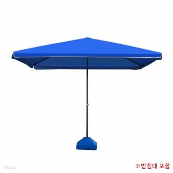 모던 사각 파라솔(300cmx300cm) (블루) (받침대 포함)