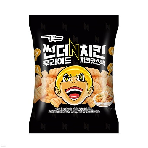 [예스직배송] 썬더치킨 후라이드맛 70g