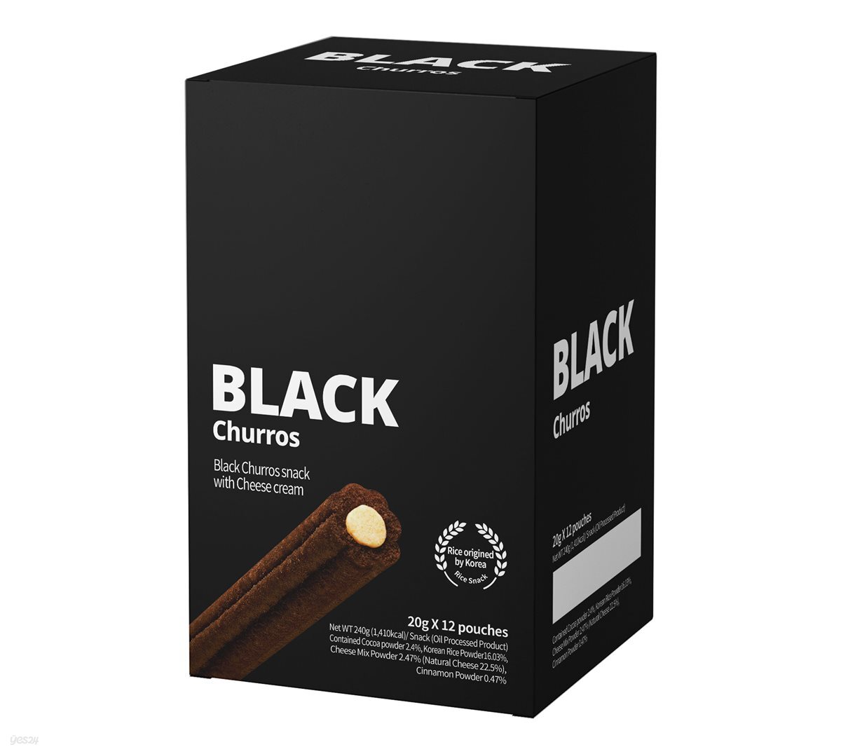 ★빅세일★[예스24배송] 블랙츄러스20g_12개 [1케이스]