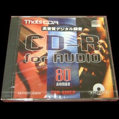 [공CD] TAIYOYUDEN(다이요유덴) CD-R for AUDIO (수입)