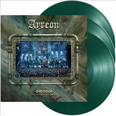 Ayreon — 01011001 - Live Beneath The Waves 앨범 커버